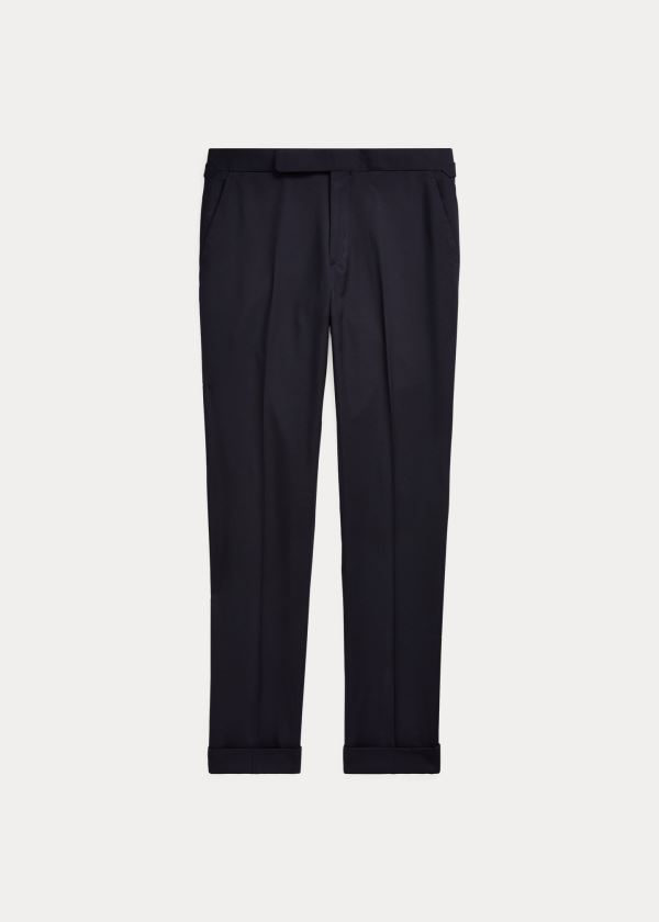 Pantalones Ralph Lauren Hombre Azul Marino - RLX Gregory Wool Twill - LAFHB0489